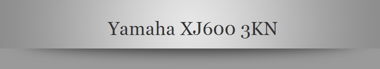 Yamaha XJ600 3KN